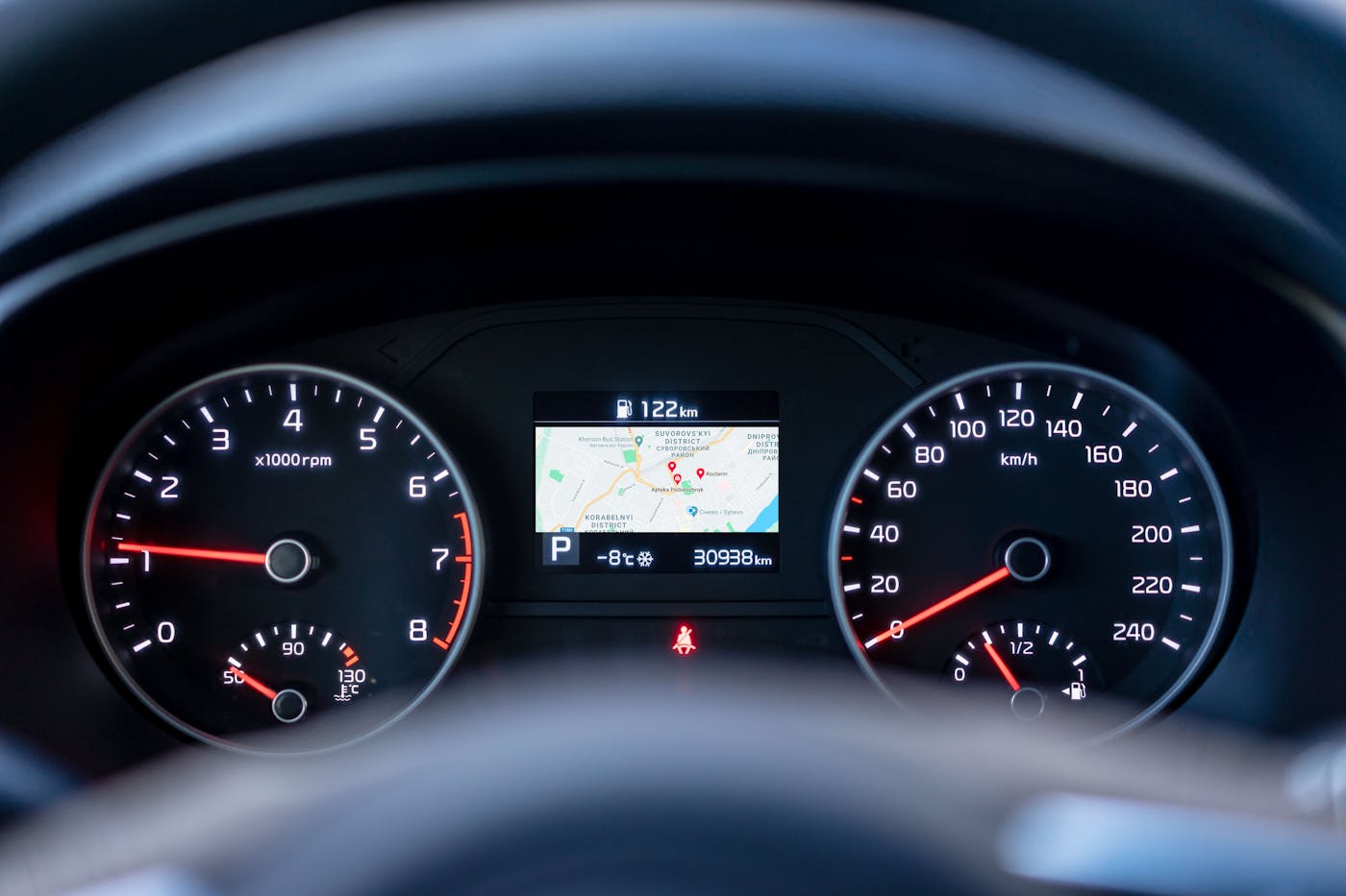 Display e strumentazione auto, utile per rappresentare spie, recovery e diagnosi.
